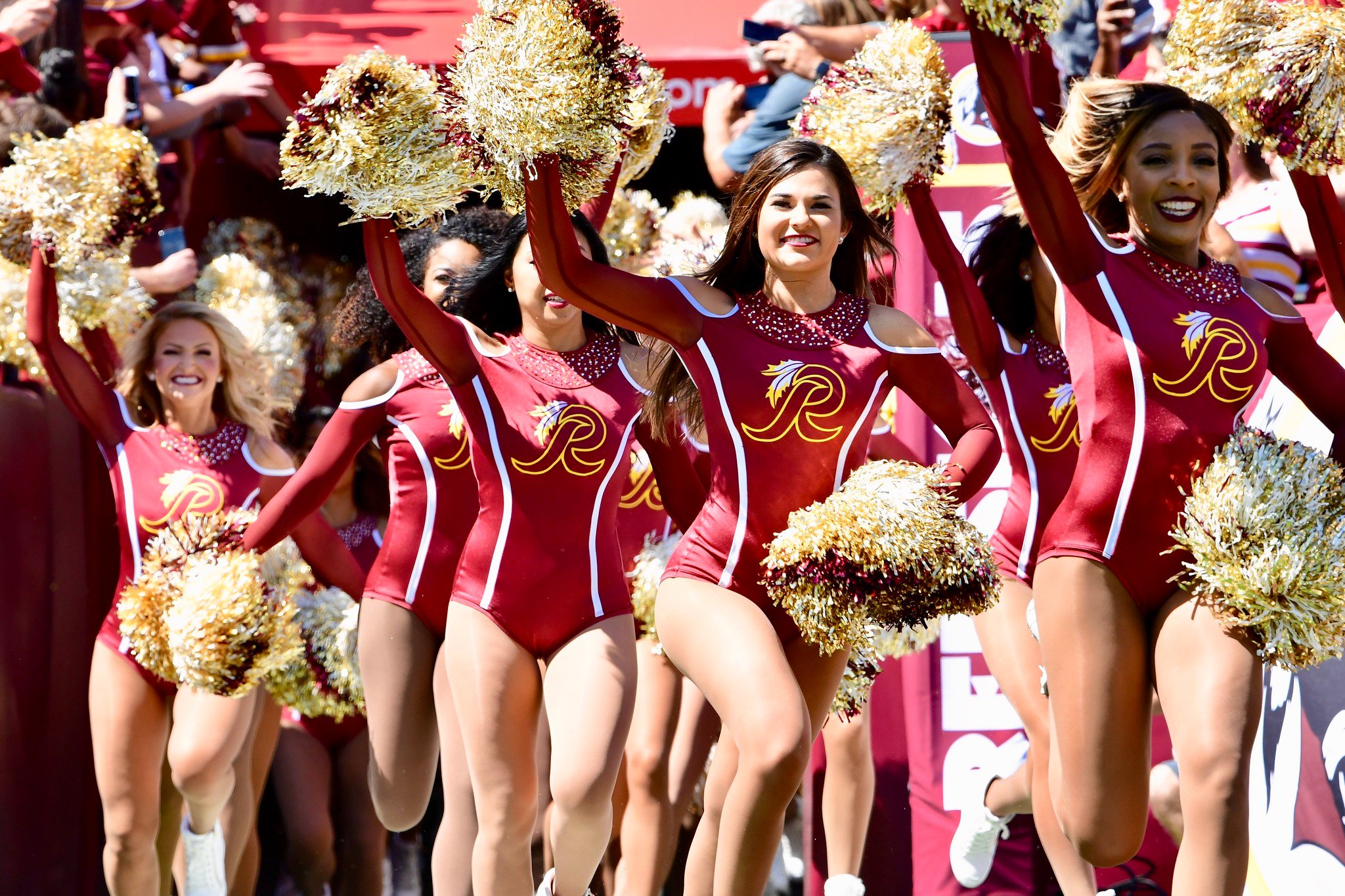 Redskin Cheerleaders Nude.