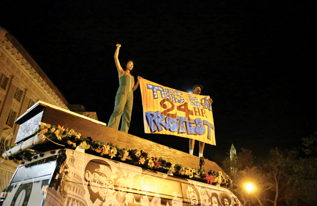 The New Way to Protest in DC: Go to a Politico's Home. Bring a Crowd. Party. - Vimarsana News