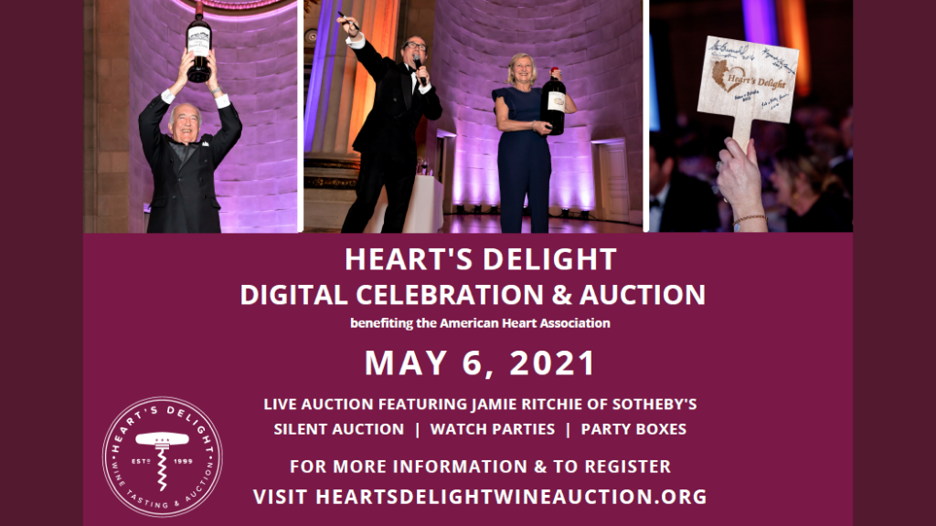 Sip, Bid, & Repeat: Heart’s Delight Wine Tasting & Auction is Back as a Digital Celebration in Honor of its 21st Year