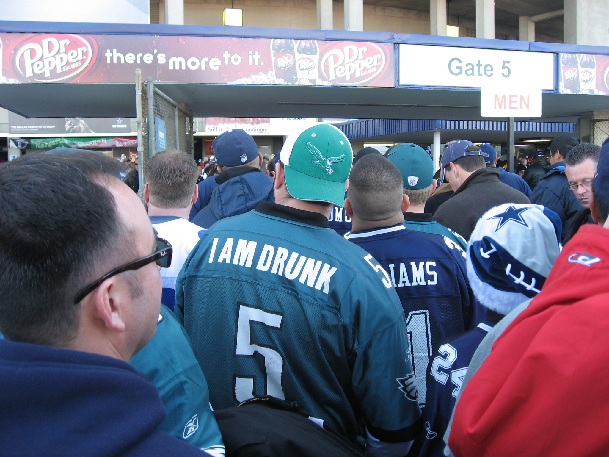 drunk eagles fan