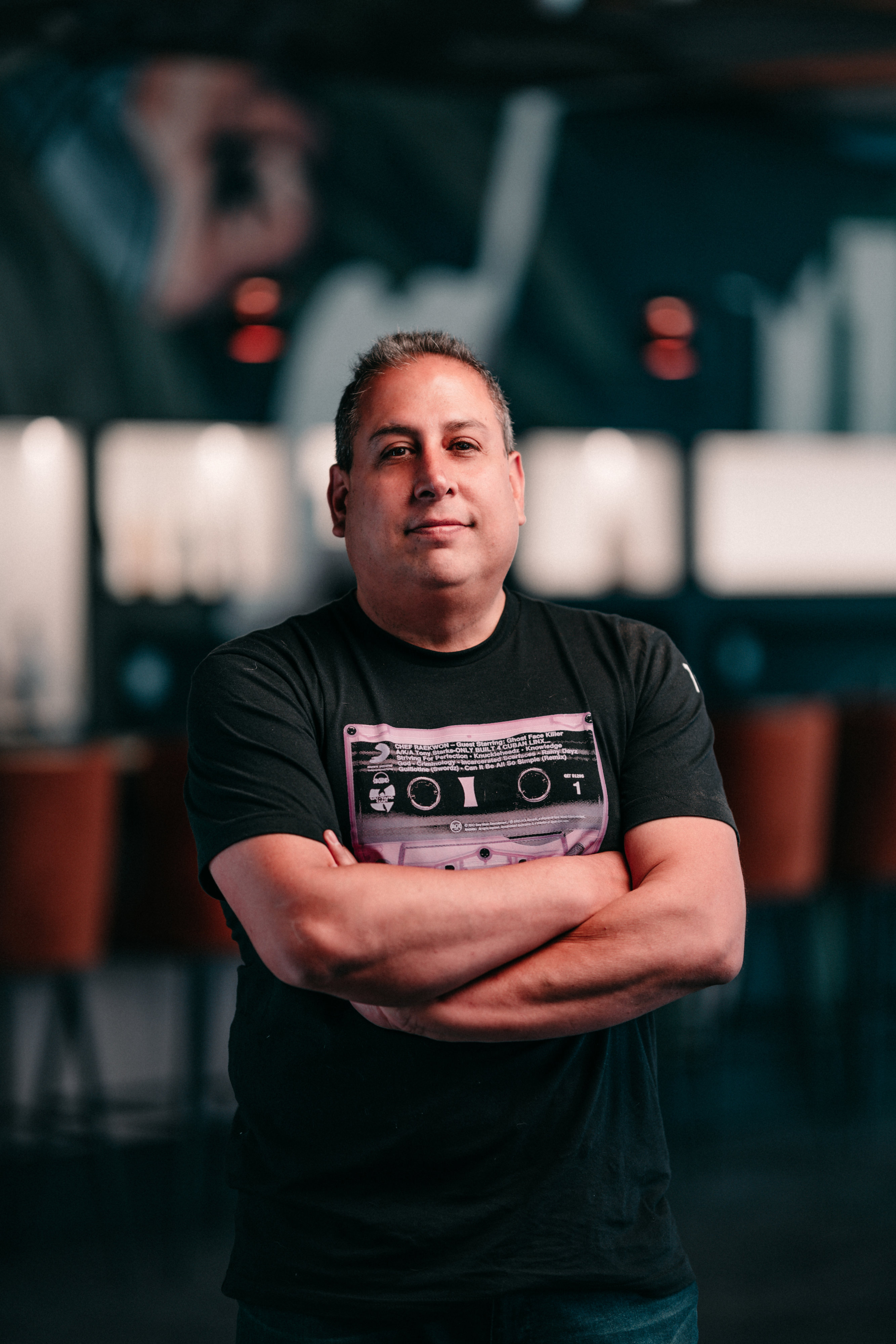 Shane_Pomajambo_Owner_Photocredit_Timothy Yantz_Emberlins_Design - Washingtonian Owner Shane Pomajambo is combining visual art and culinary art. Photo by Timothy Yantz.