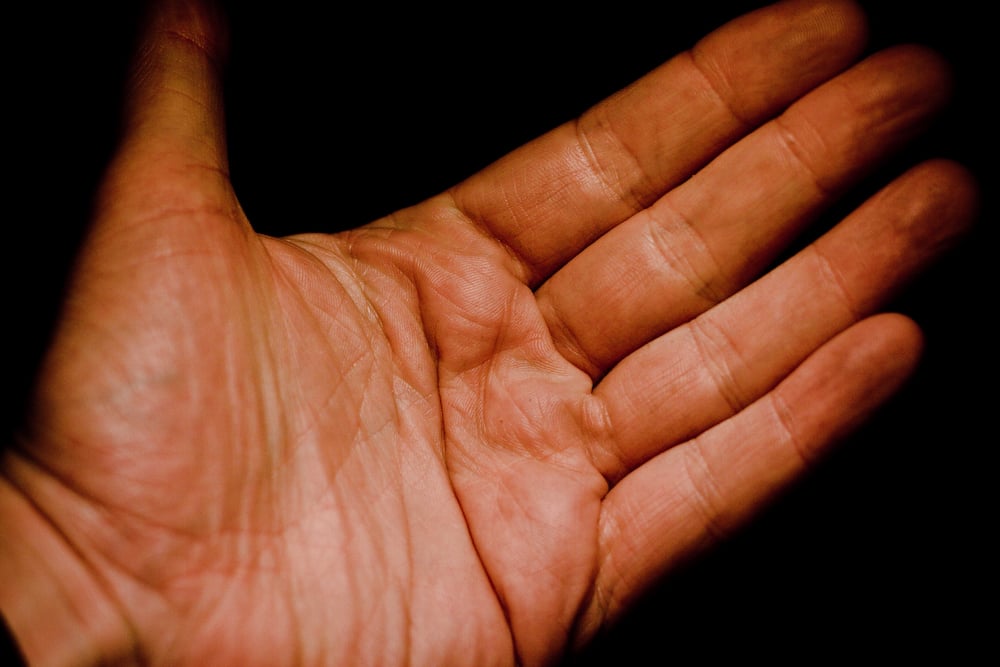 Your new credit card: the human palm. Photo by Flickr User Mark Ramsay.