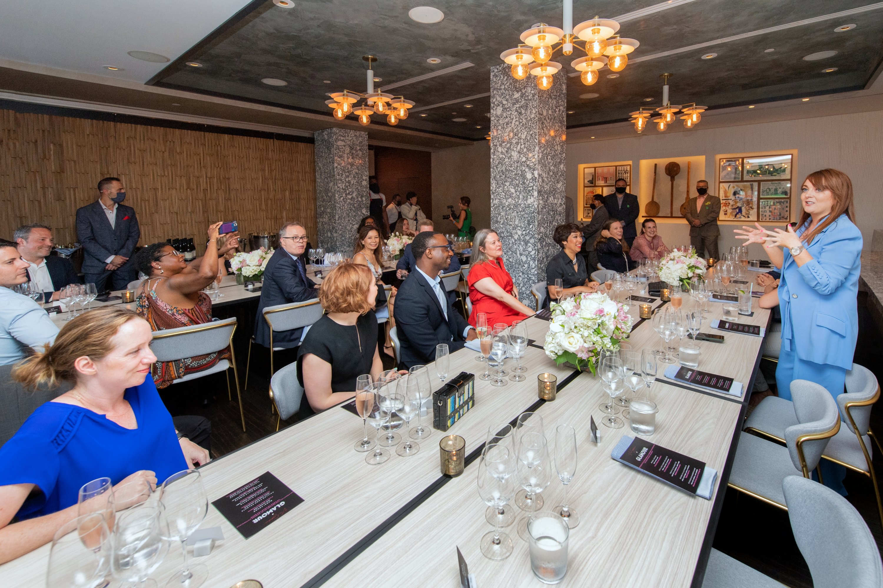 PHOTOS: Glamour Magazine "So Good to Have You Back" Celebration Dinner at Via Sophia - Vimarsana News
