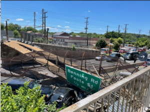 Video: the Moment the Bridge Over DC-295 Collapsed