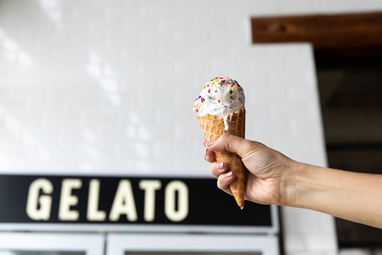 Gelato Sign w Cone - Washingtonian