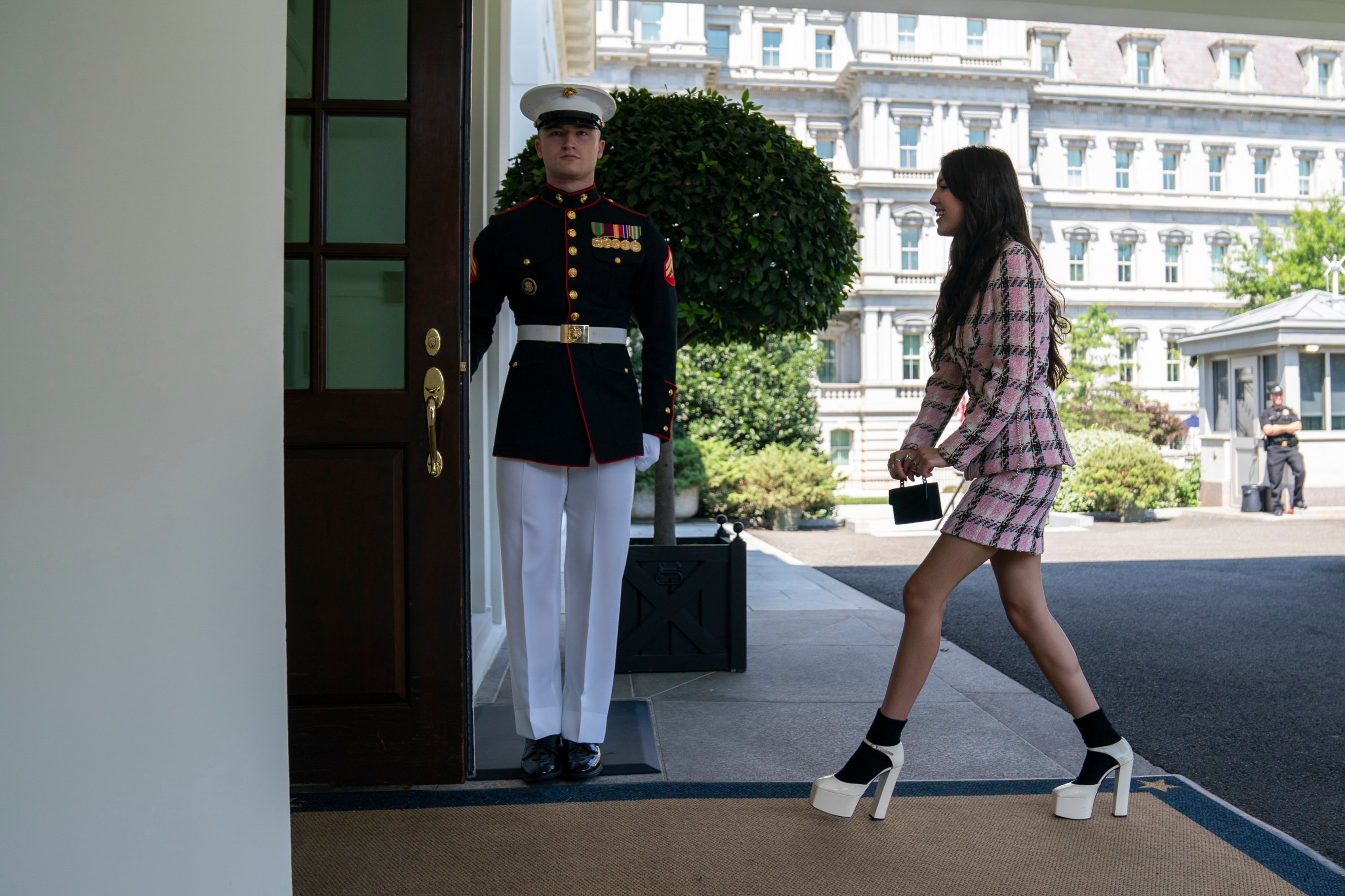 Olivia Rodrigo Gives us Jackie O-Meets-Gen Z at the White House -  Fashionista
