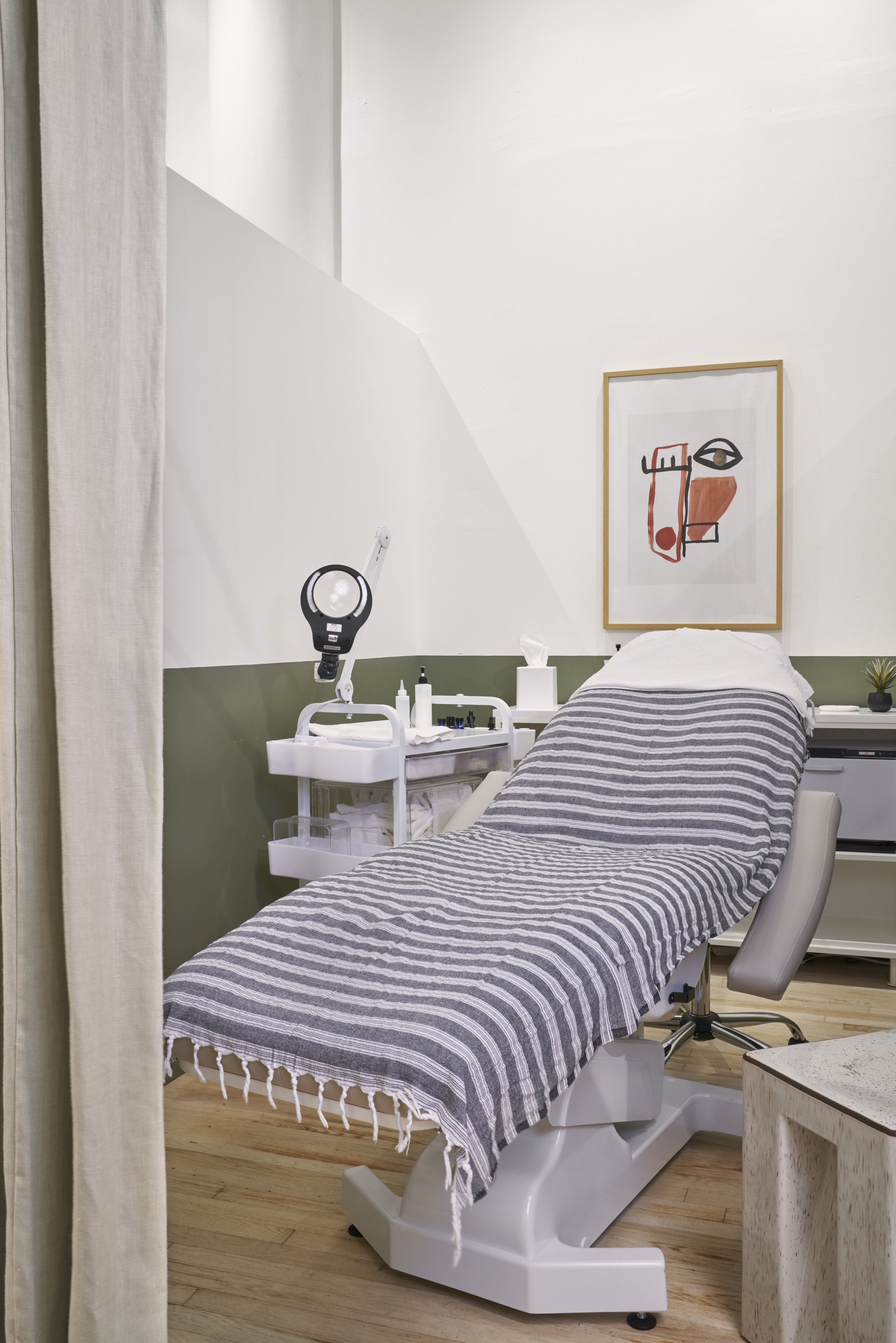 A Heyday treatment room. Photo courtesy of Heyday. 