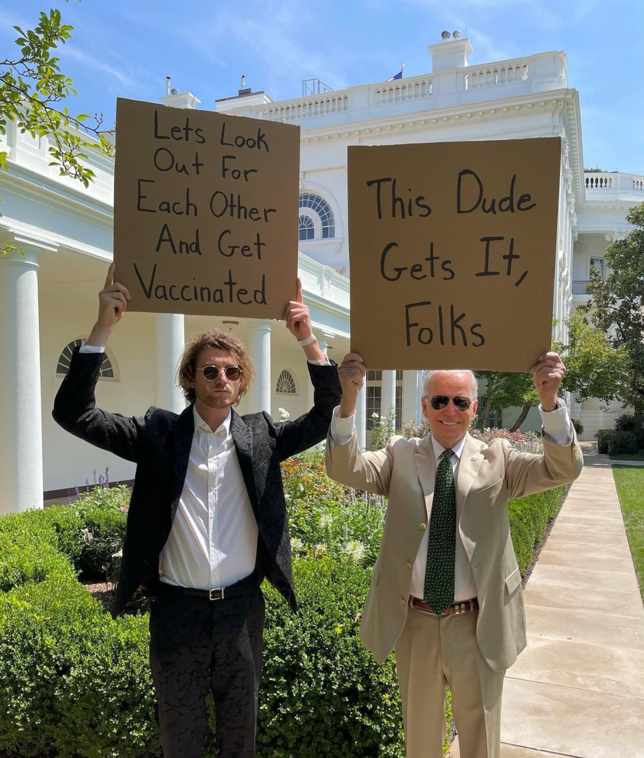 DudewithSign - Washingtonian
