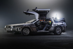The “Back to the Future” DeLorean Is Parked on the National Mall