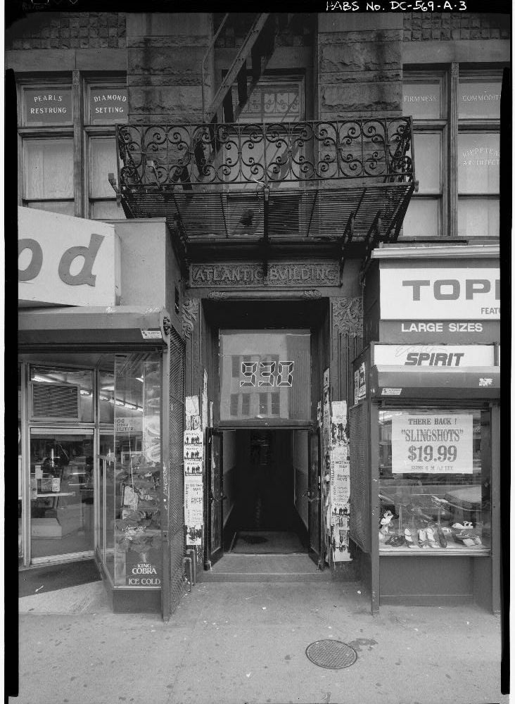 The Atlantis will open behind the 9:30 Club on May 30, 2023, in DC. This is a photo of the old 9:30 Club. Foo Fighters will play the club's first night.