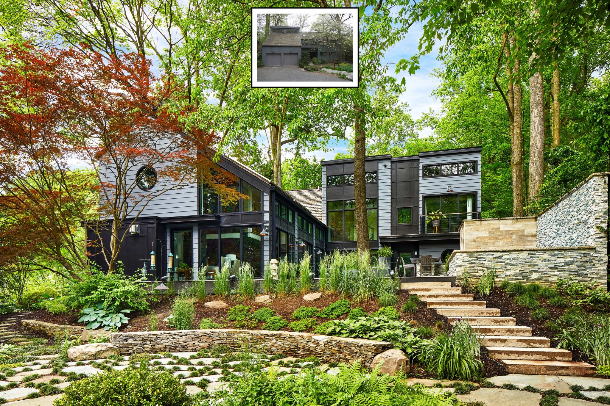 This Industrial-Modern Lake House Near DC Used to Be Dark and Dated