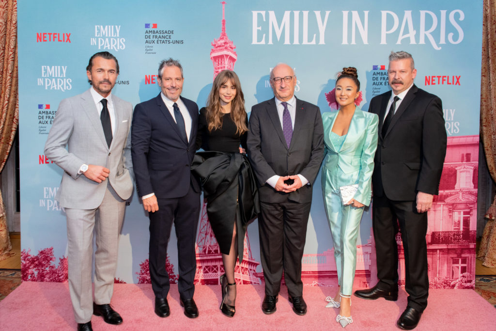 Photos : Réception Netflix « Emily in Paris » à la Résidence de France