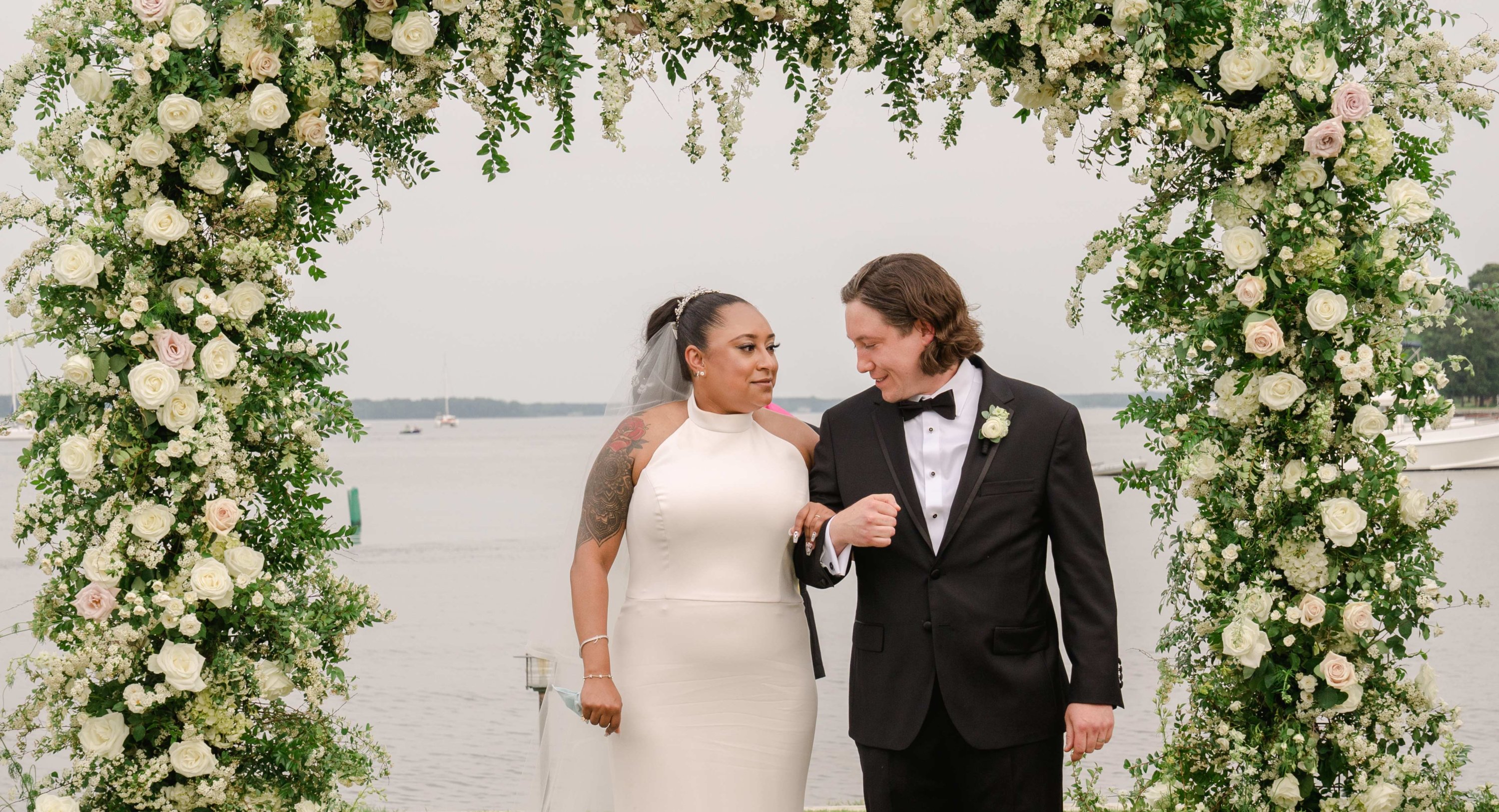 An Eastern Shore Wedding With Butterfly Decor, Skeleton Figures, and Skull-Shaped Shot Glasses - Vimarsana News