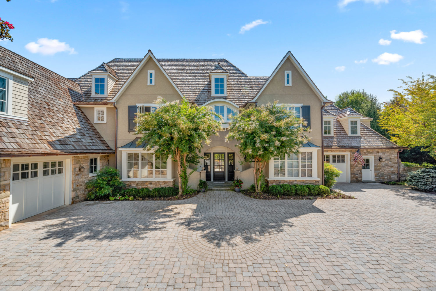 Check Out This Exceptional Modern English Country Masterpiece Situated on Two Acres in Potomac