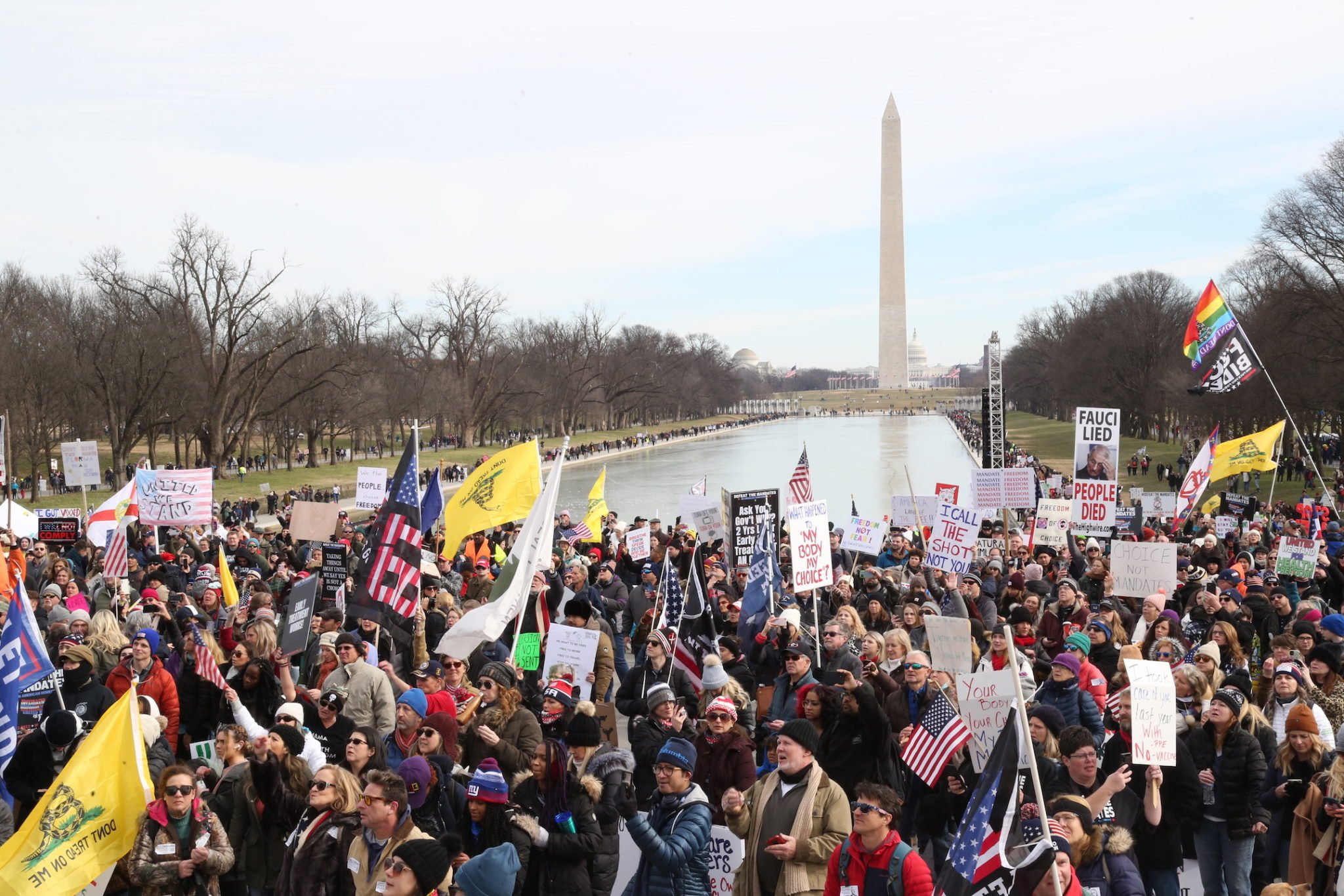 PHOTOS: The Anti-Vaccine-Mandate Rally in DC