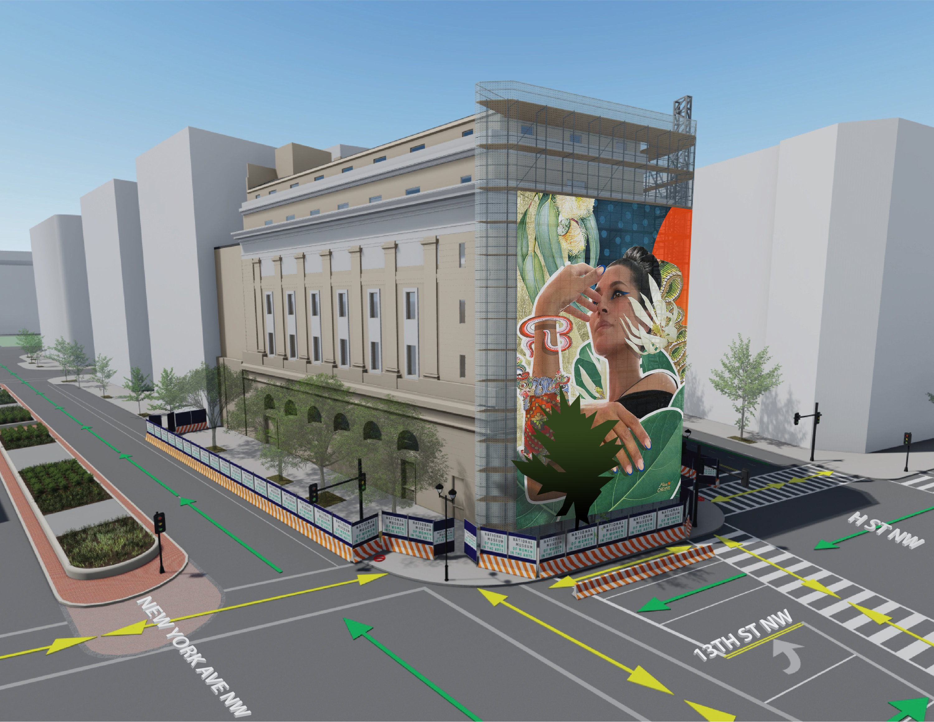 A Four-Story Mural Will Soon Cover DC's National Museum of Women in the Arts - Vimarsana News