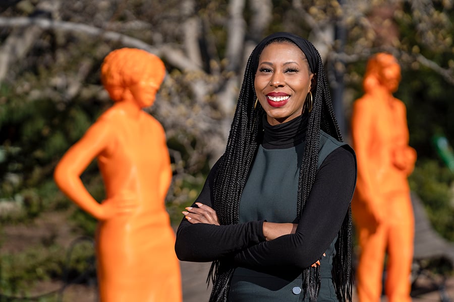 Ciara Sivels Statue on the National Mall - Washingtonian