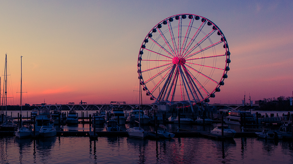 National Harbor is Pretty in (Cherry Blossom) Pink