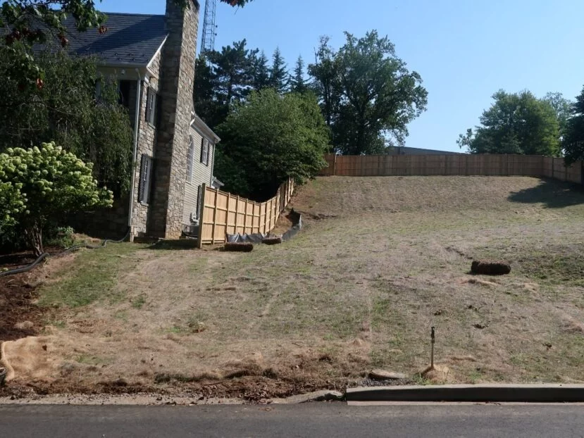 4825 Glenbrook Rd., NW —a vacant lot on a leafy street in DC’s Spring Valley neighborhood