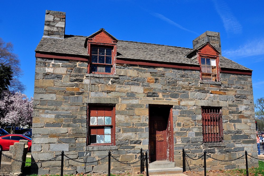 Washington, DC - April 10, 2014: Early 19th century lock keeper - Washingtonian