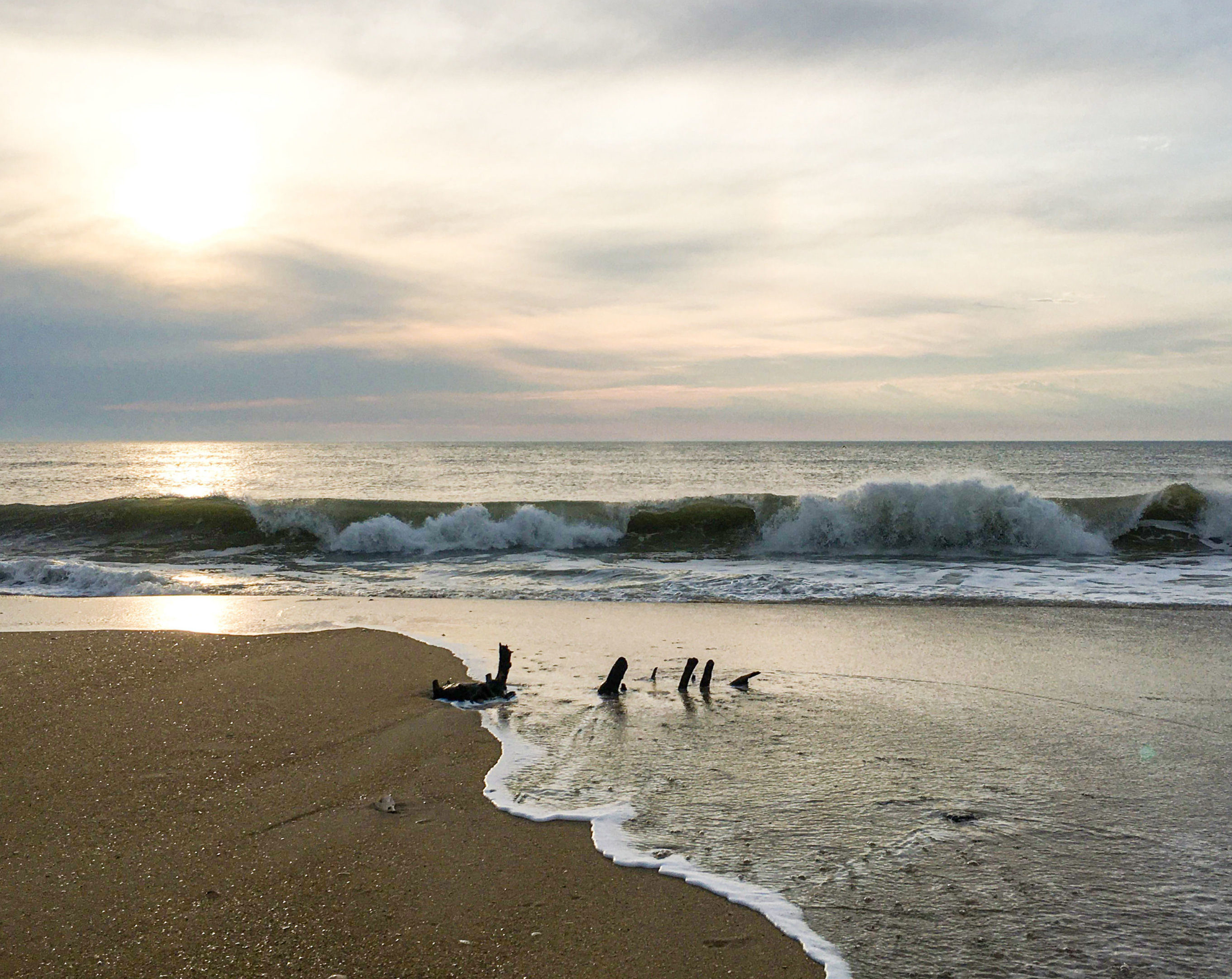 Beach at sunrise USFWS - Washingtonian