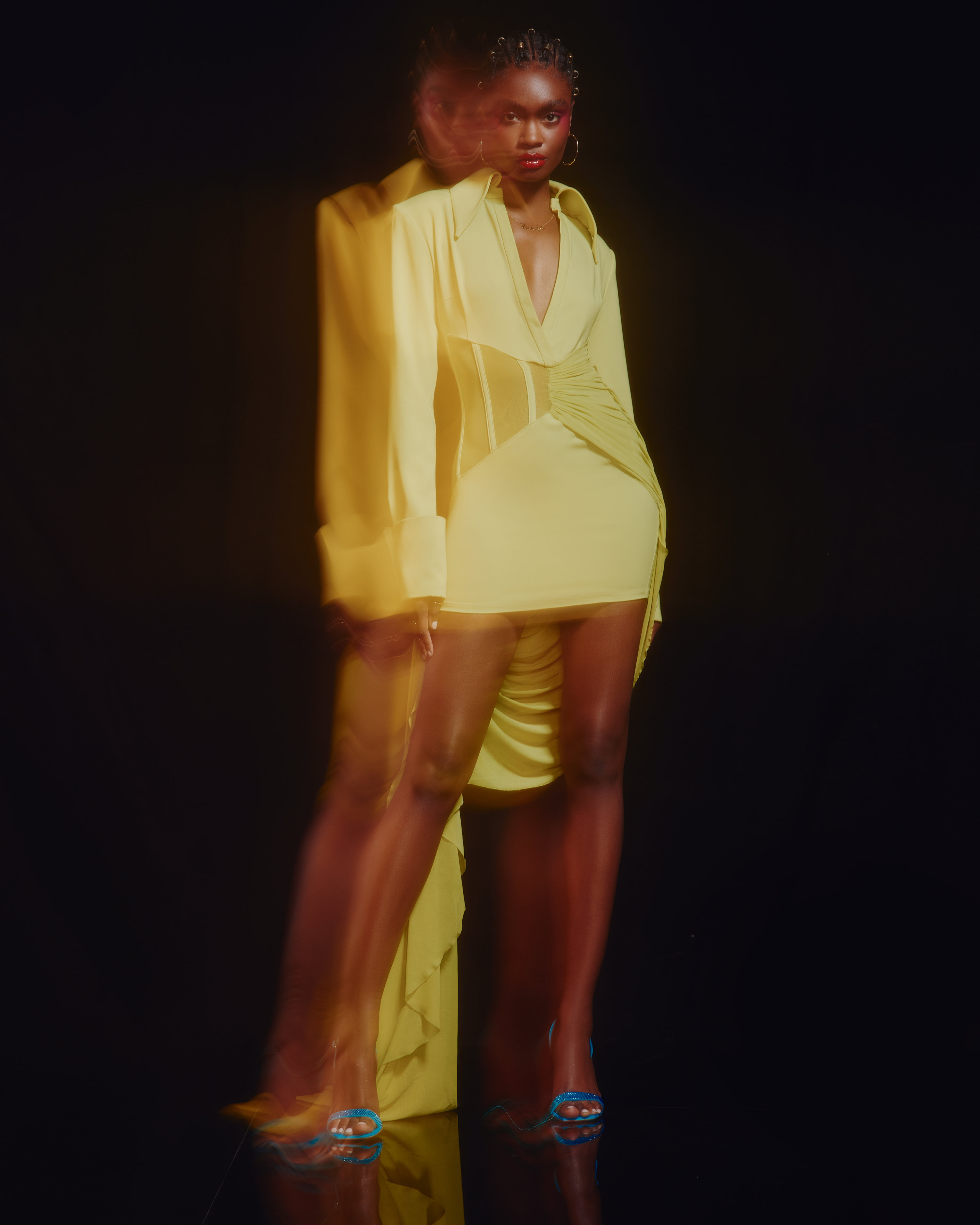 Ari Draped Dress look 2 Ari Draped Dress look 2