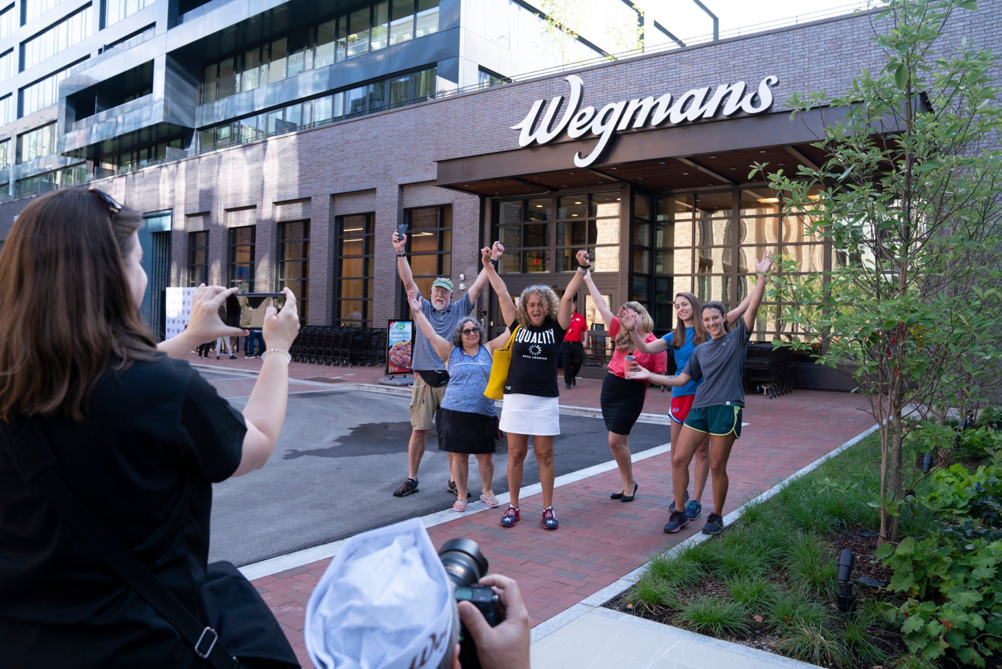 PHOTOS: The People First in Line for Wegmans’ DC Opening