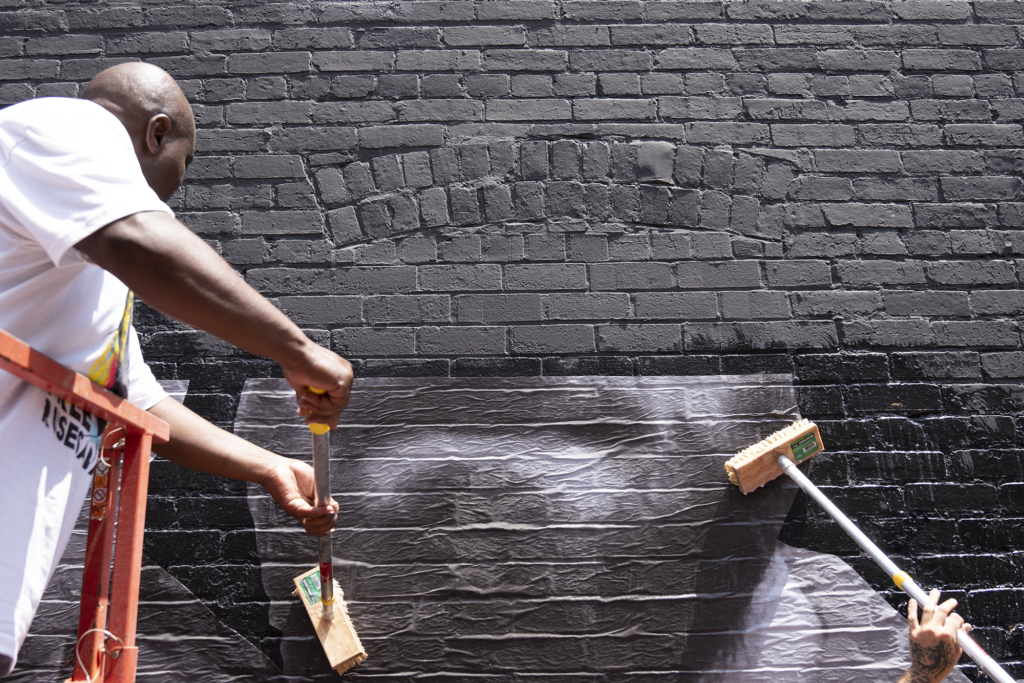 Wrongful Detainees Mural in Georgetown, July 19, 2022 - Washingtonian