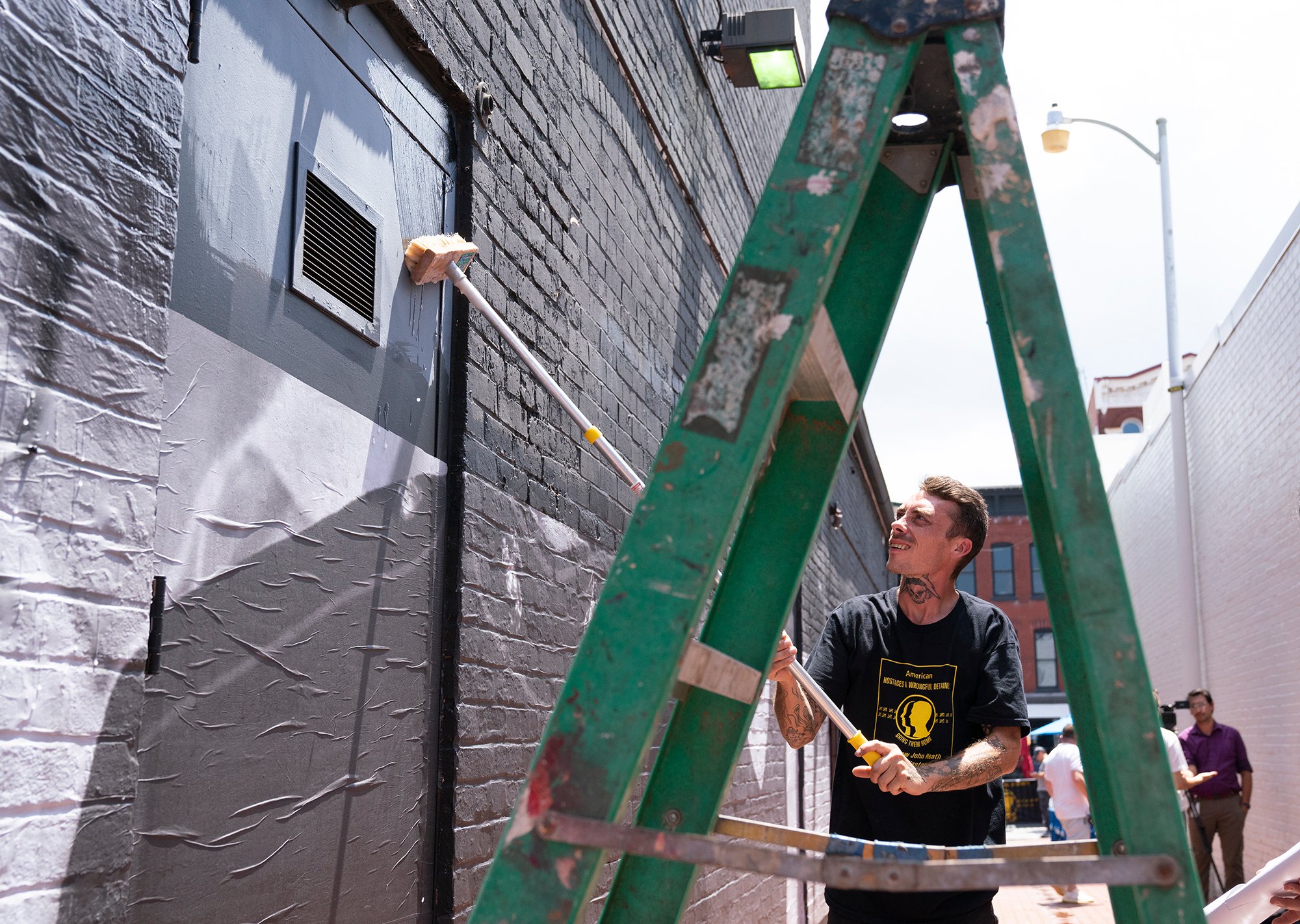 Wrongful Detainees Mural in Georgetown, July 19, 2022 - Washingtonian