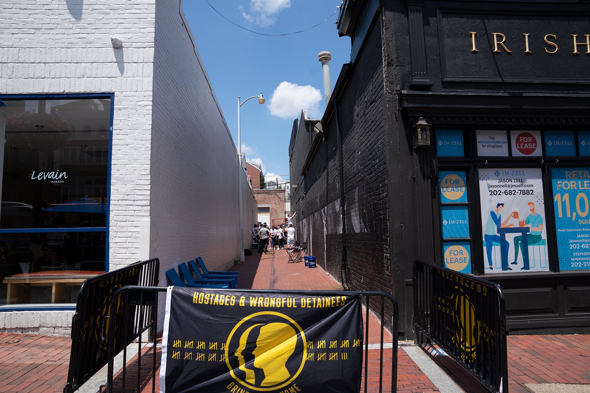 Wrongful Detainees Mural in Georgetown, July 19, 2022 - Washingtonian