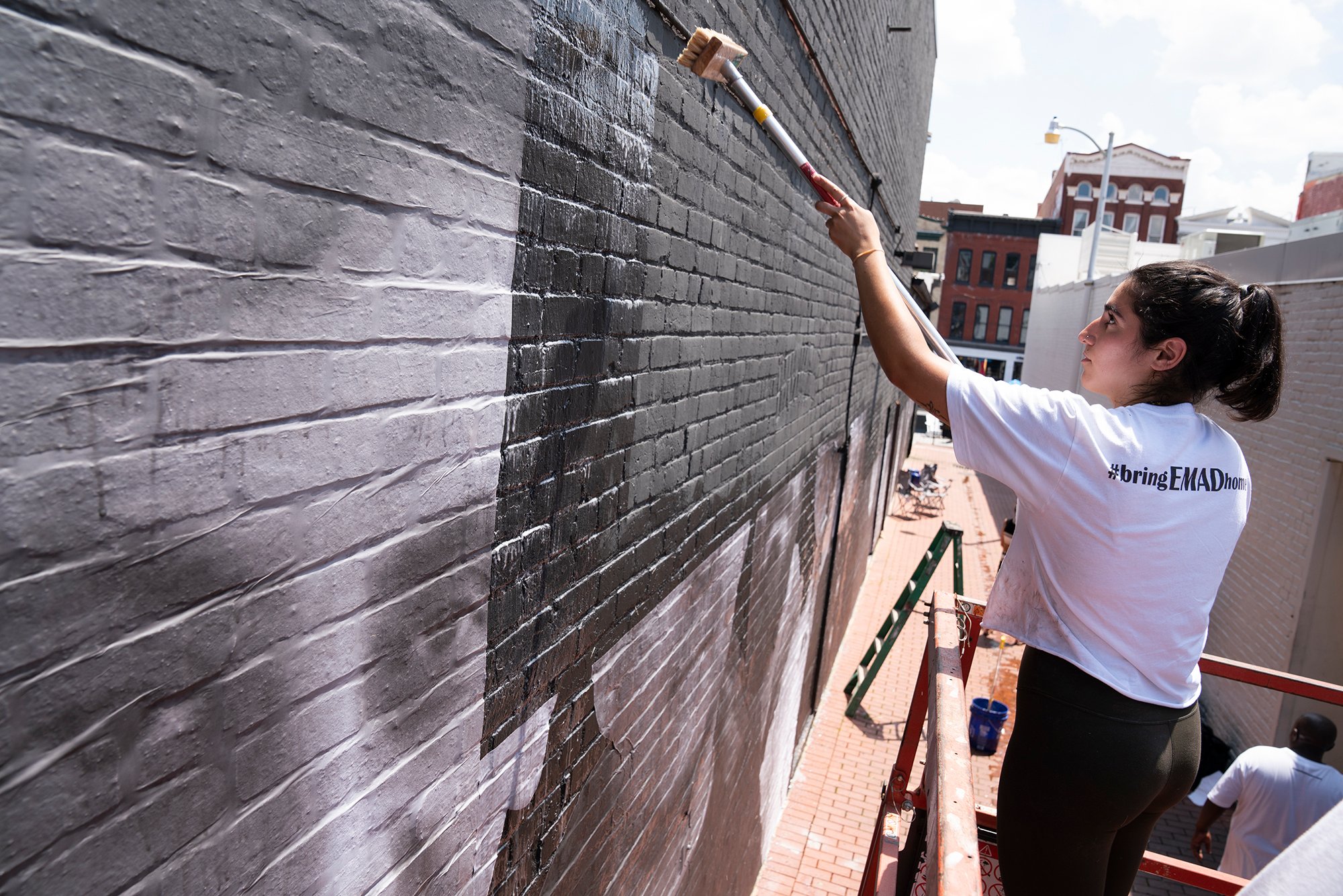 Wrongful Detainees Mural in Georgetown, July 19, 2022 - Washingtonian