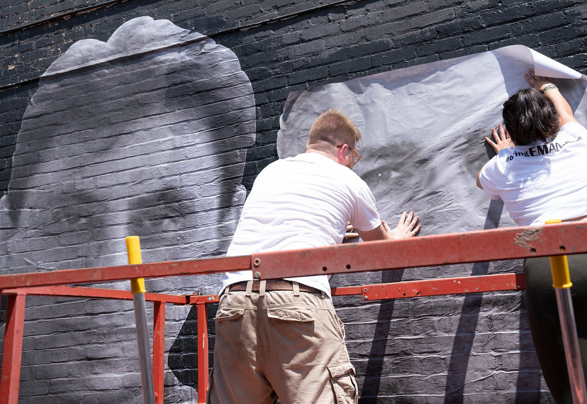 Wrongful Detainees Mural in Georgetown, July 19, 2022 - Washingtonian