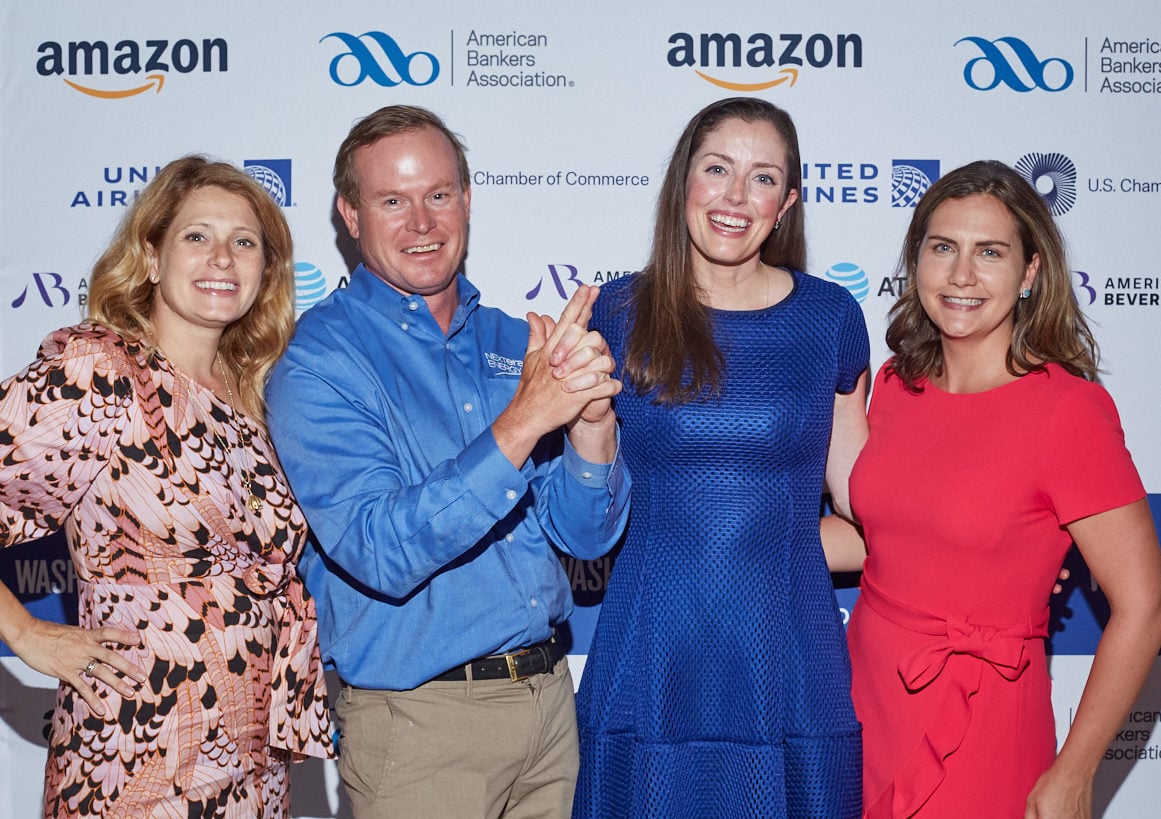 Cameron Goodman, Phil Musser, Mary O'Donnell, and Krista Powers at Washingtonian's 500 Most Influential Celebration