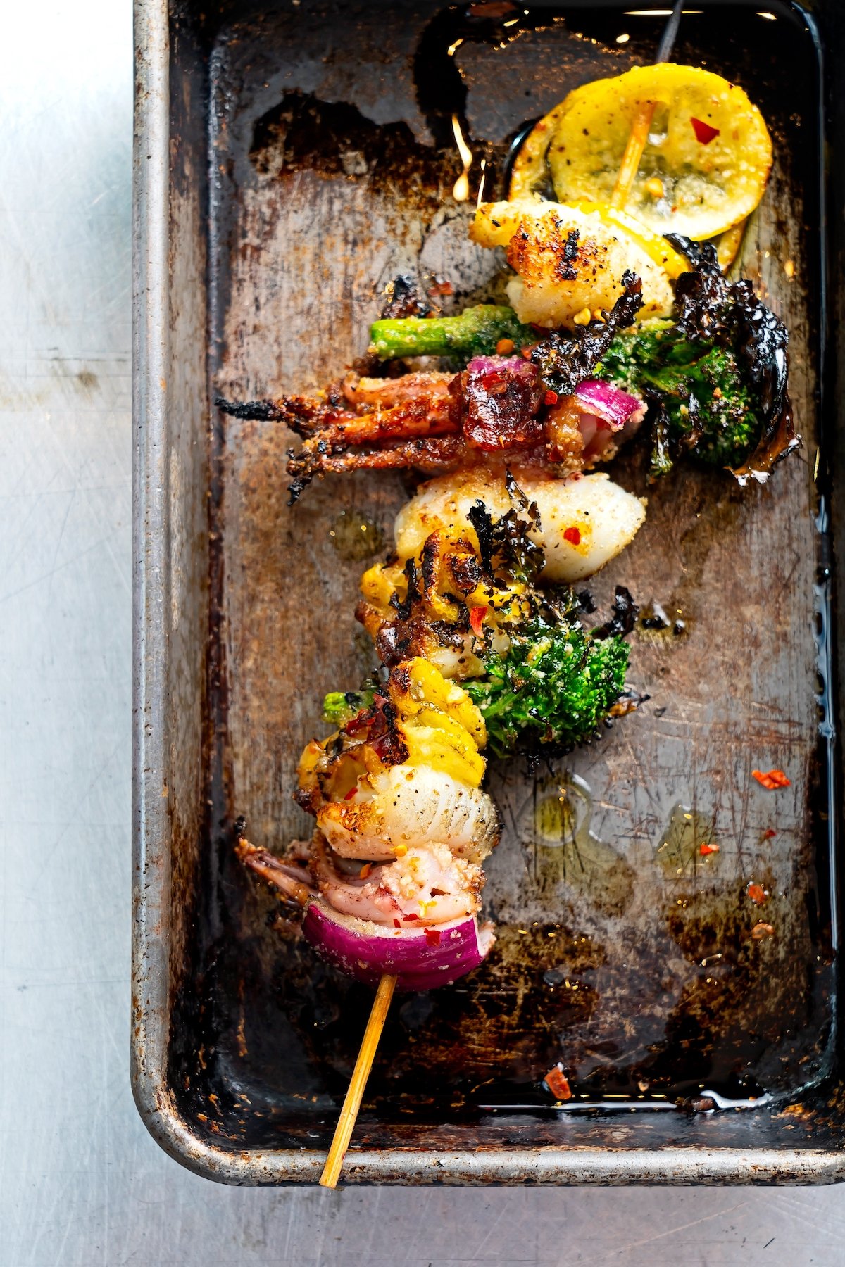 Piccolina_Seppie Skewer_Vertical 3_Credit Scott Suchman - Washingtonian