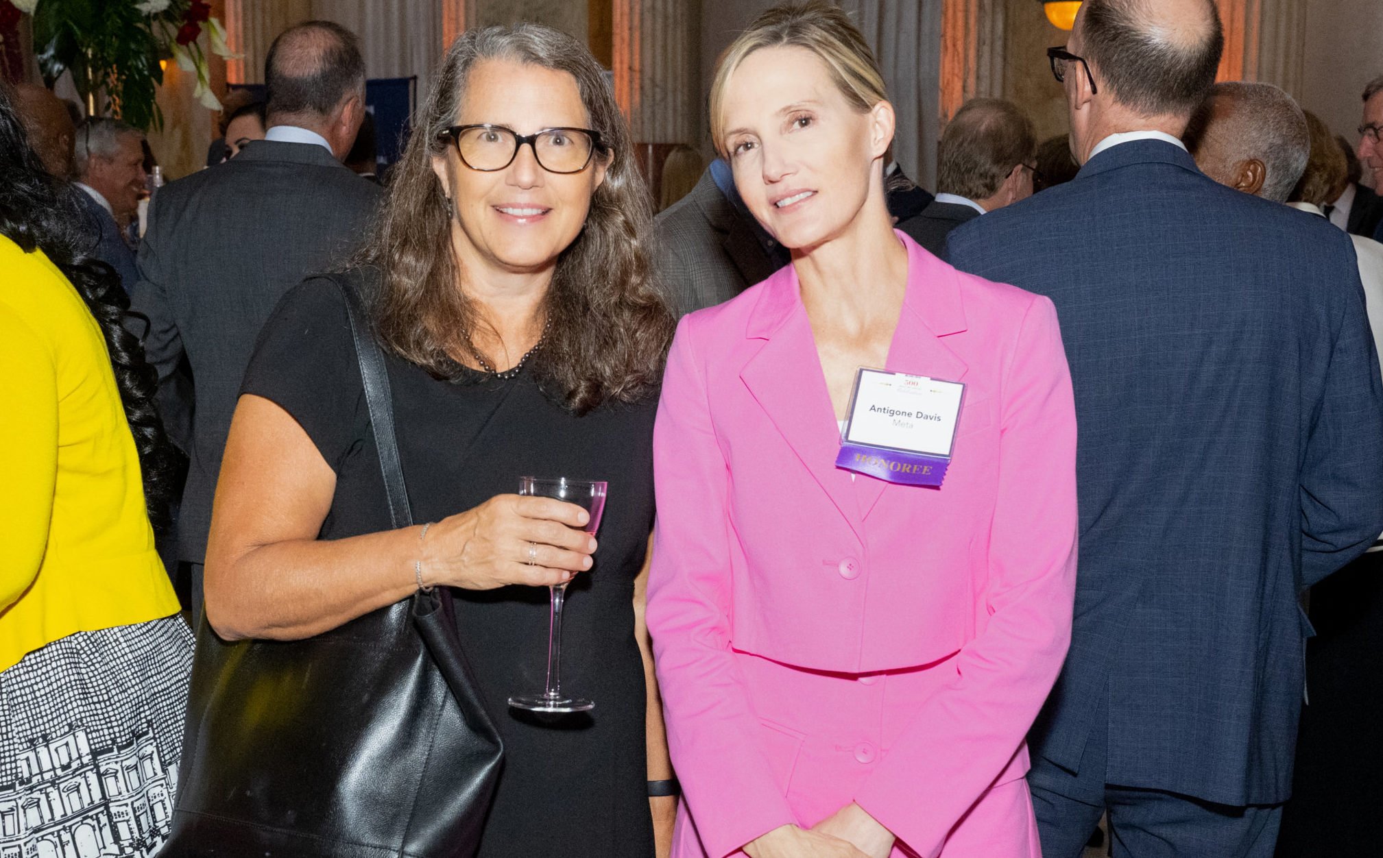 Cynthia Terell and Antigone Davis at The Washingtonian's 500 Most Influential People Celebration