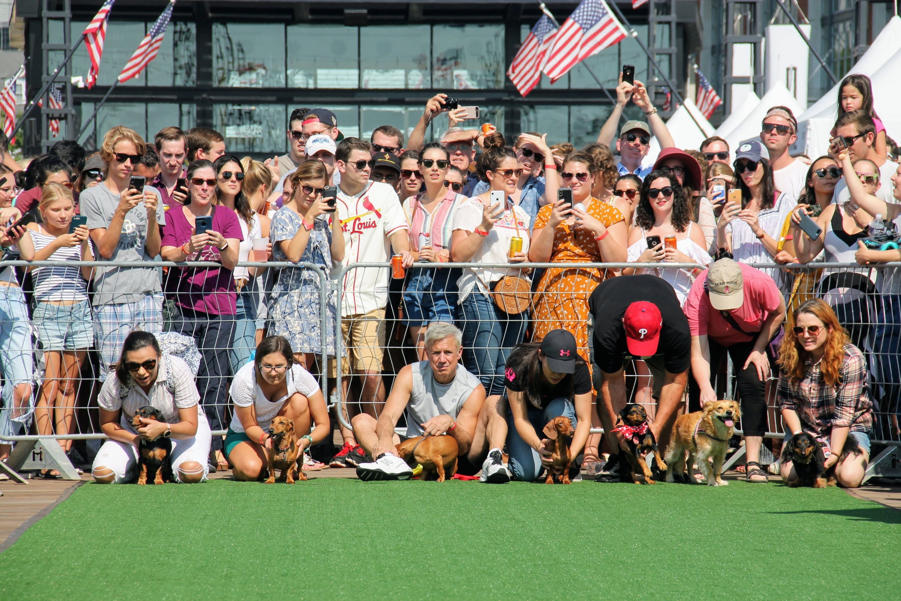 Competitors in the 2021 Wiener 500. Photo courtesy of the Wharf.