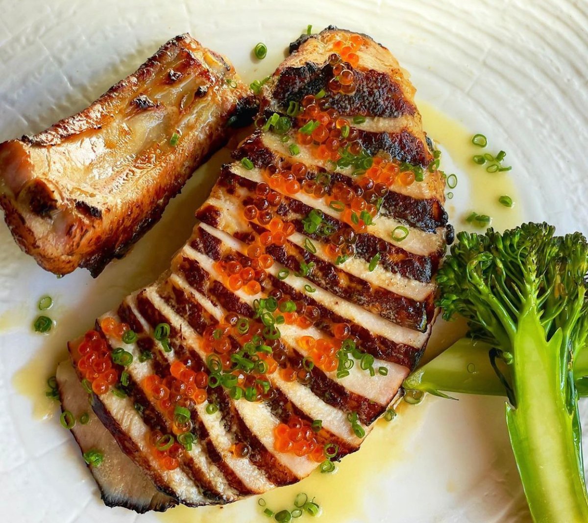 Nama Ko's koji-aged pork chop is on the Restaurant Week menu. Photograph courtesy of Nama Ko