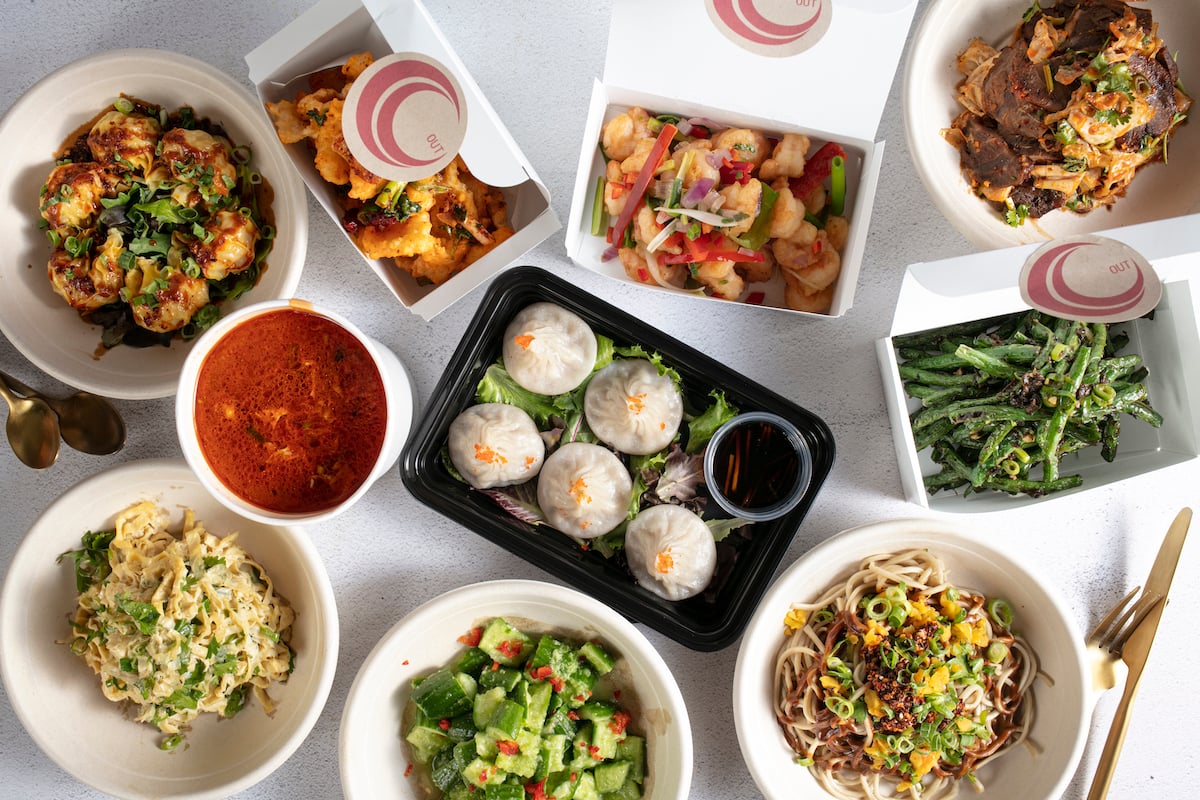 A selection of carryout dishes from the new Chang Chang in Dupont Circle. Photograph by Scott Suchman