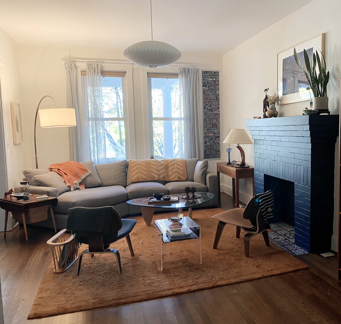 This 16th Street Heights Rowhouse Is Filled With Original Art, Estate Sale Finds, and Historical Details