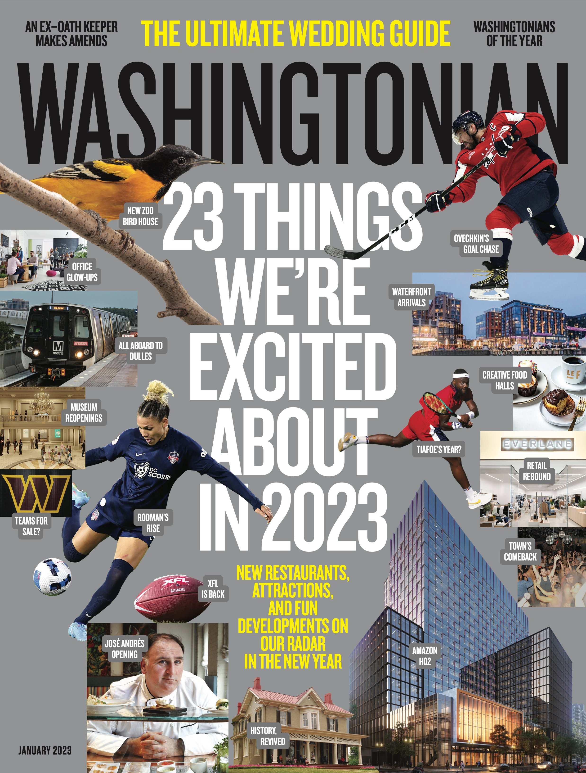 Washingtonian's January 2023 Issue: 23 Things We're Excited About In 2023