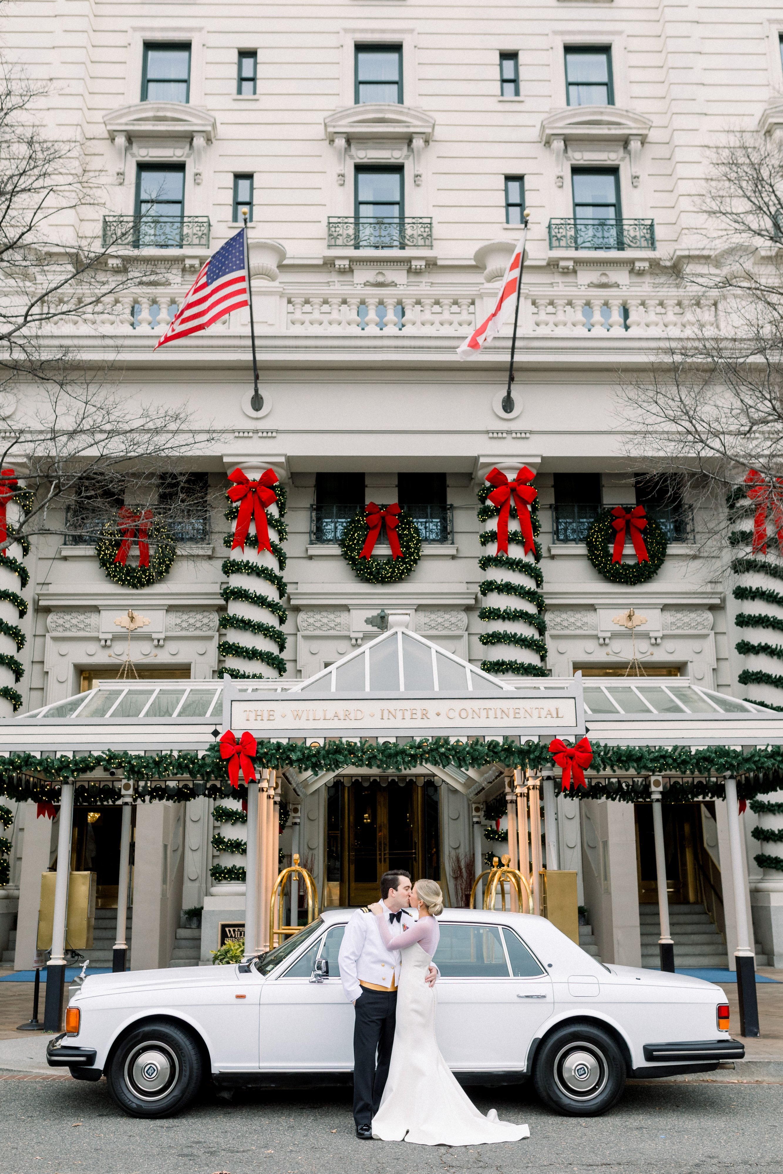 A Vintage Christmas Wedding ceremony in DC