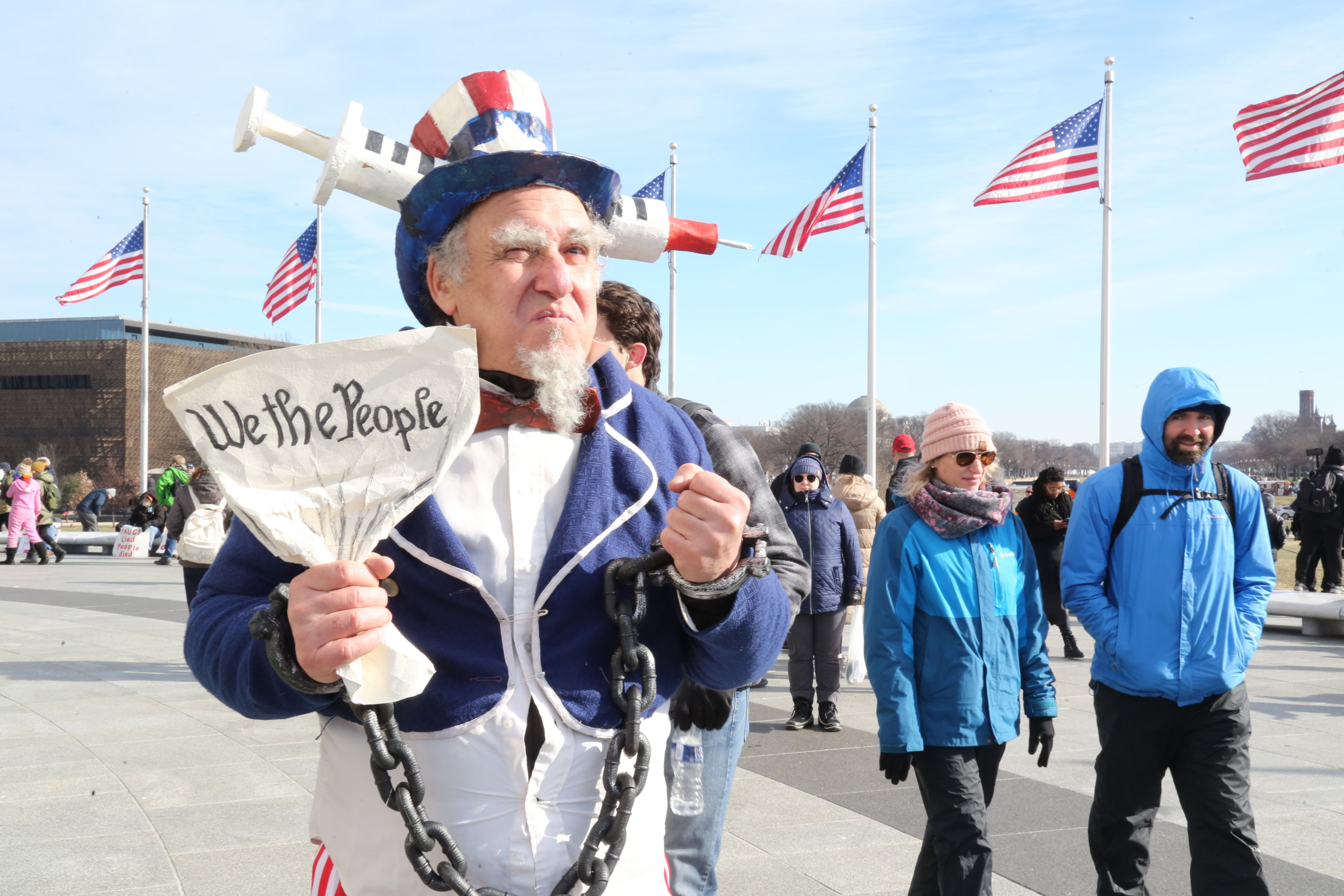 January 23: Anti-vaccine march Defeat the Mandates: An American Homecoming. 