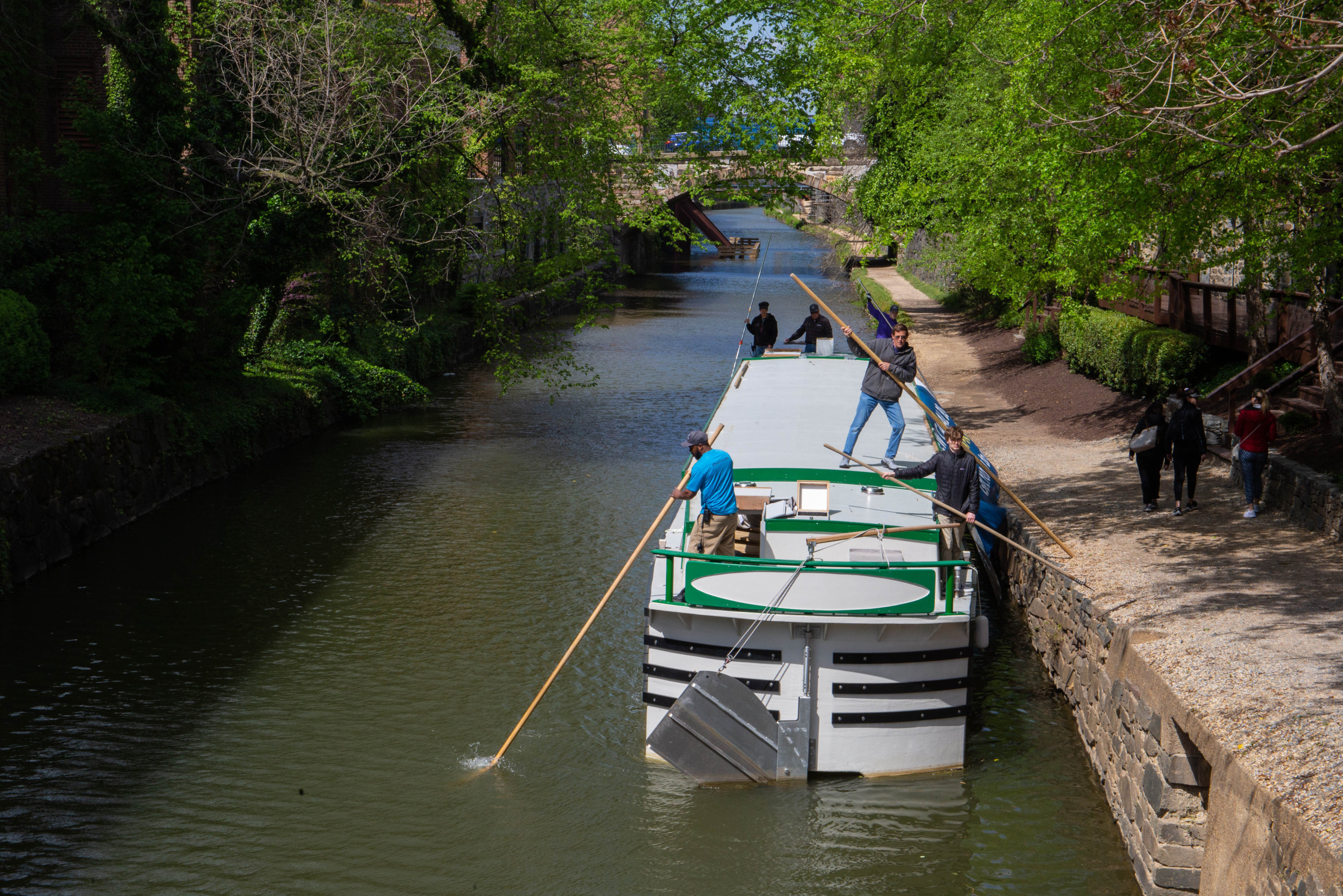 April 28: The C&O Canal boat returns to Georgetown. 