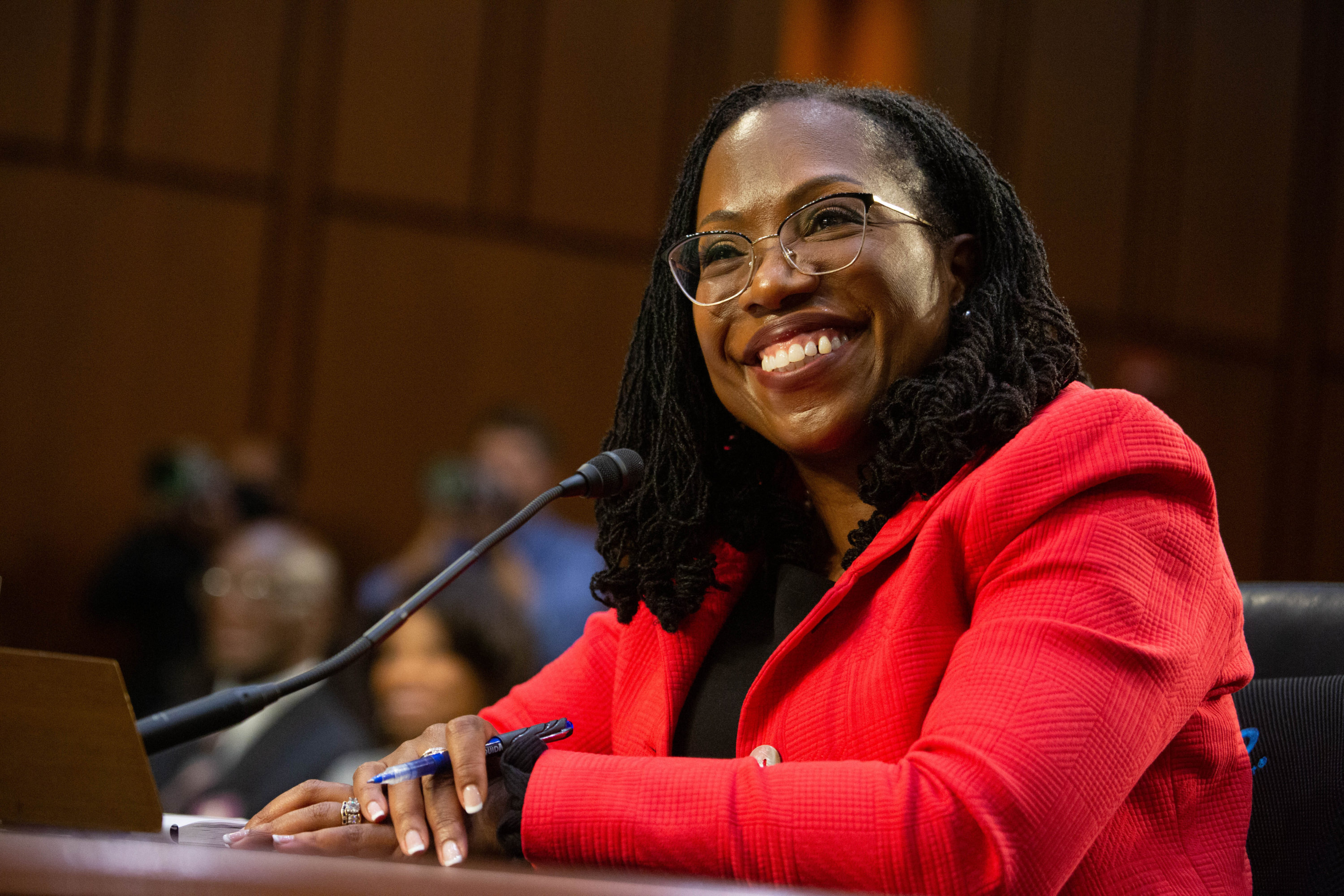 March 22: Supreme Court Justice Ketanji Brown Jackson on day two of his confirmation hearing. 