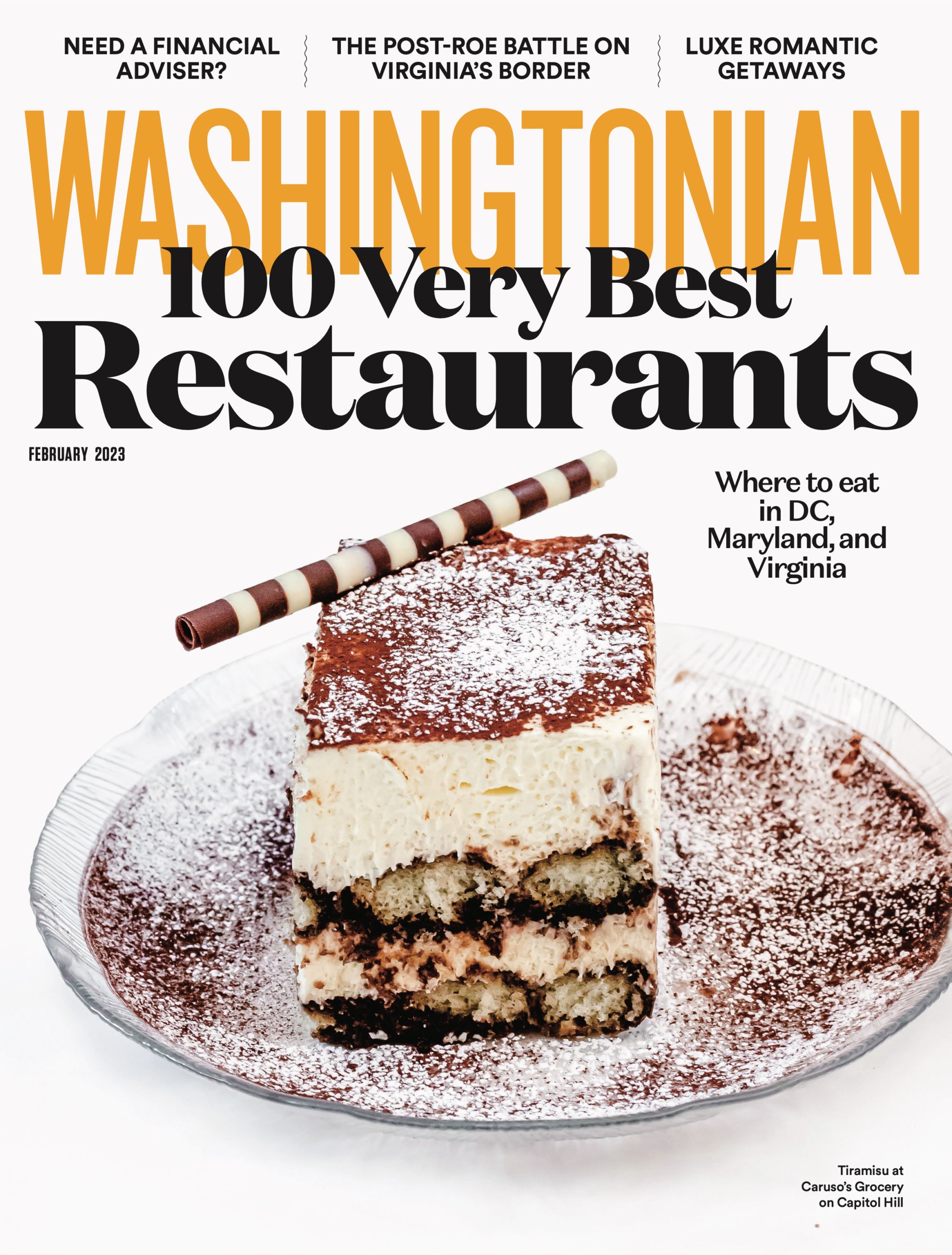 Washingtonian's February 2023 Issue: The Very Best Restaurants in Washington