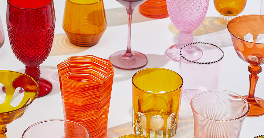 Colorful Glassware — How to Get This Vintage-Inspired Trend