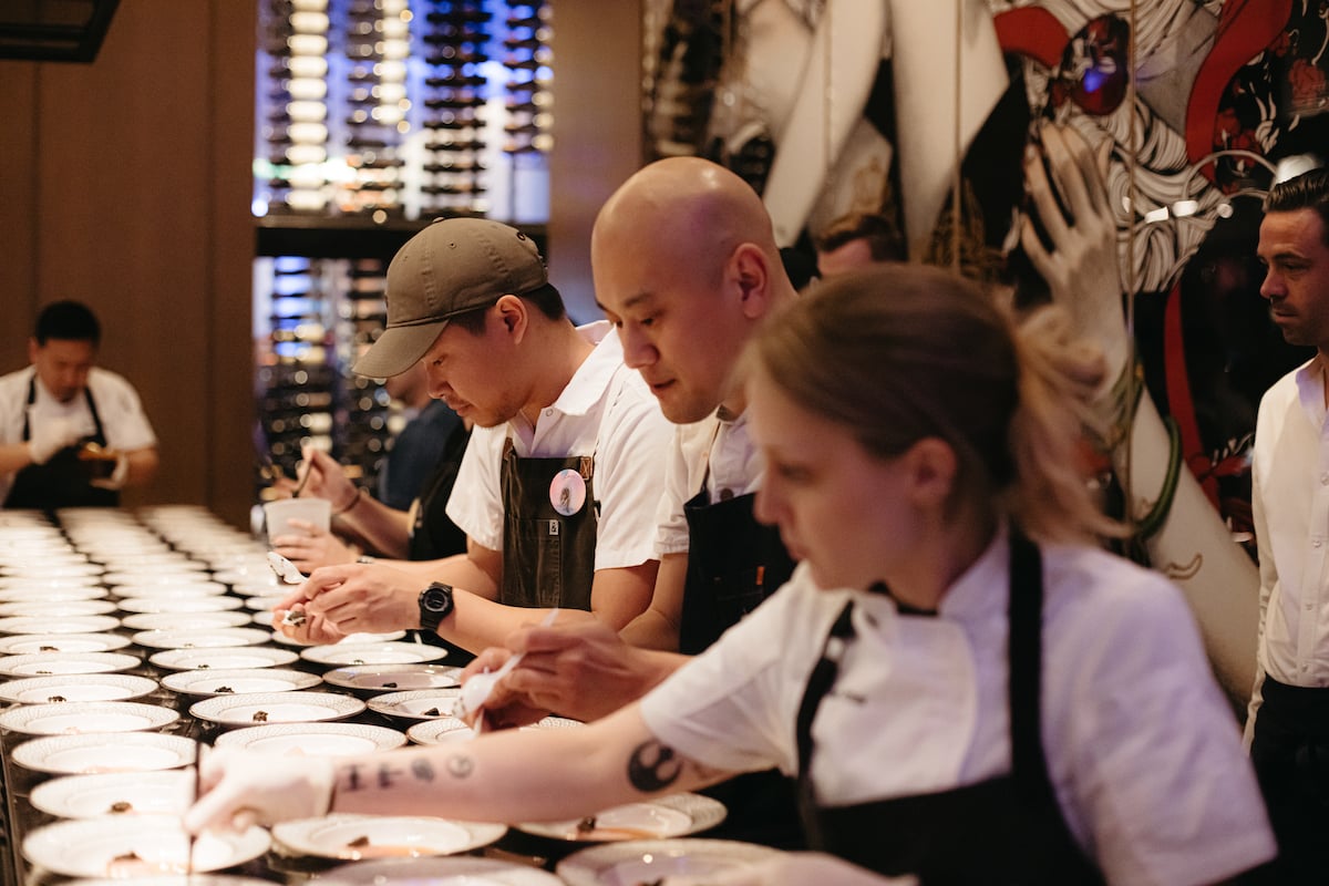 Chefs Stopping AAPI Hate will host a Lunar New Year dinner (pictured: A benefit fo Ukraine). Photograph by Anna Meyer Photo