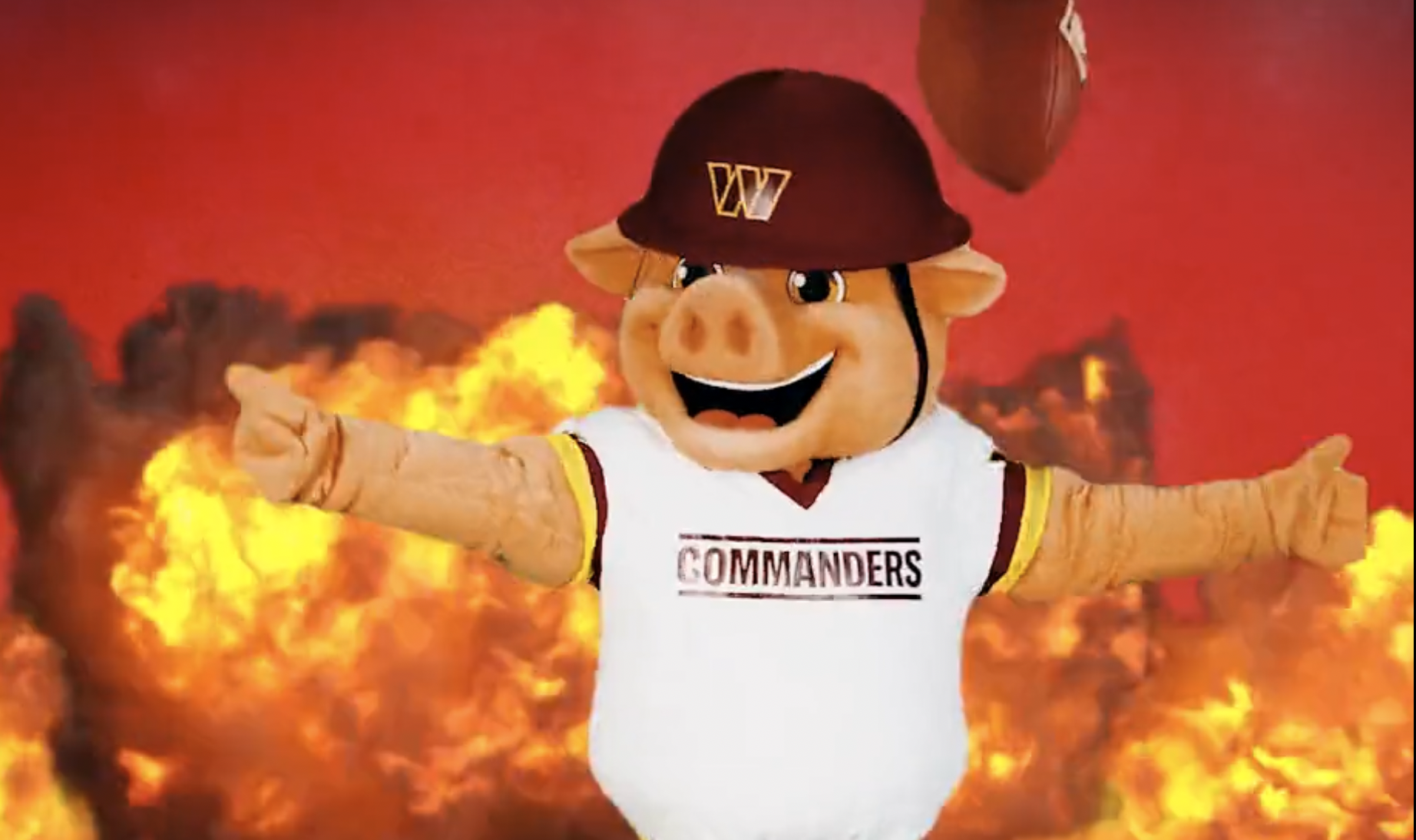 washington commanders mascot 2022