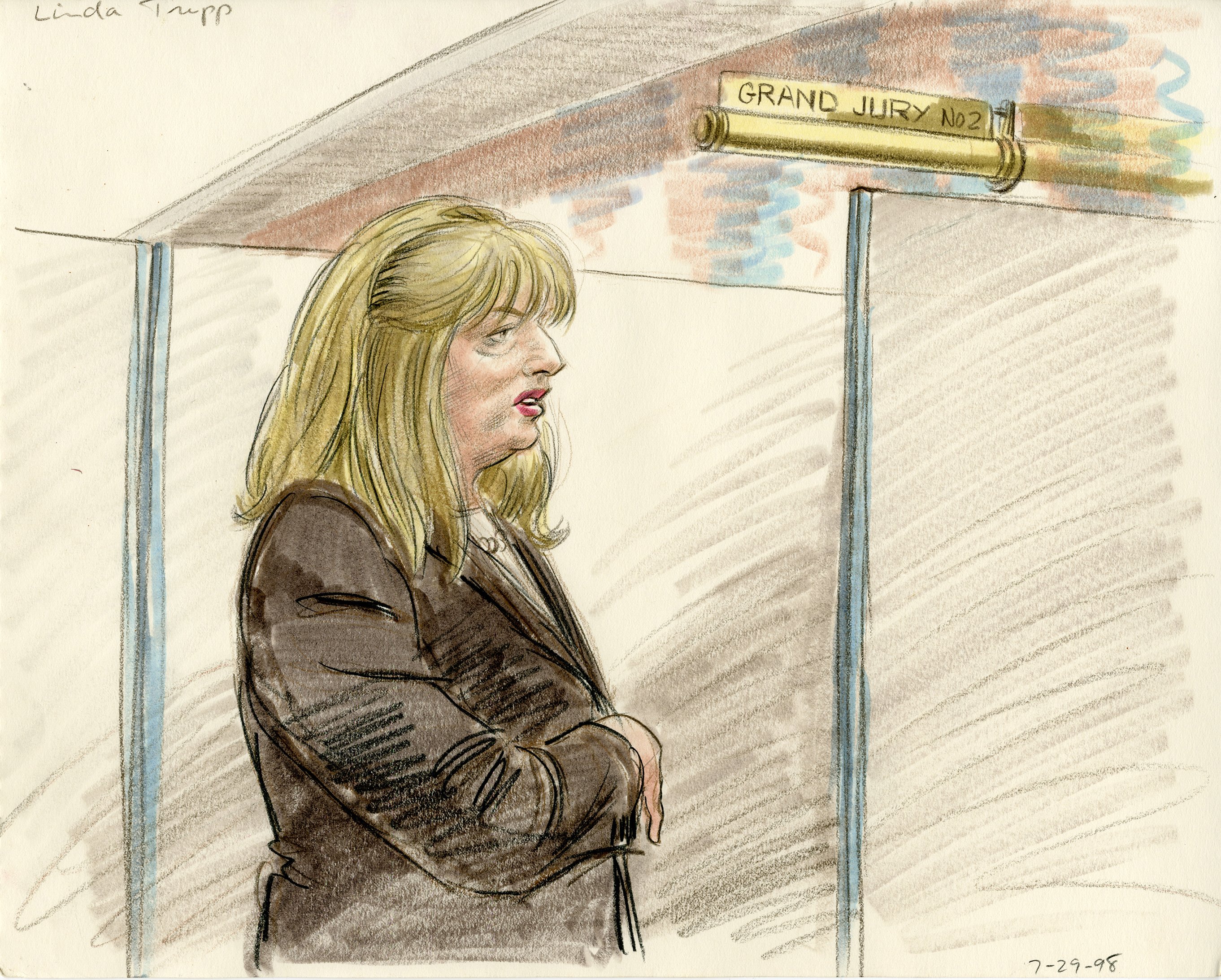 Lewinsky grand jury, Linda Tripp - Washingtonian