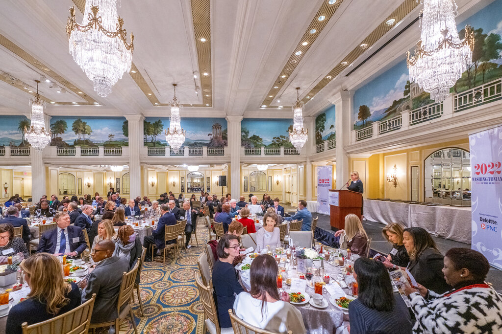 Guests at the Washingtonians of the Year 2022 luncheon event at The Willard in Washington, DC